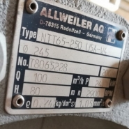 Allweiler NTT65 250 U5A 4W Centrifugal Thermal Oil Hot Oil Pump