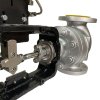 DN80 Vanne de régulation avec actionneur pneumatique pour vapeur, condensat 10P11Y-DNx8016Z-L122C-C (corps en fonte, siège en SS304) avec positionneur фото 7 — BTS Engineering