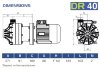 Горизонтальный центробежный насос с торцевыми уплотнениями DR 040 PP, 5,5 кВт фото 2 — BTS Engineering