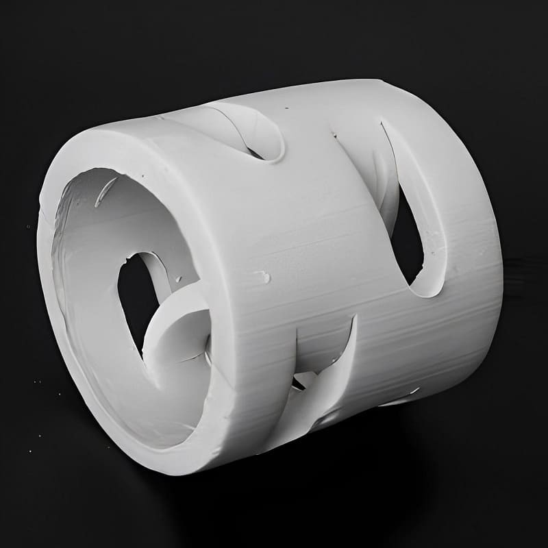 Random Packing Polypropylene Pall Rings 25MM For Absorption Tower