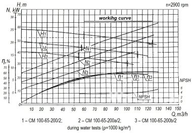 Насос для відкачування каналізації СМ 100-65-200/2б, 22 кВт, 3000 об/хв (без двигуна) &mdash; BTS Engineering