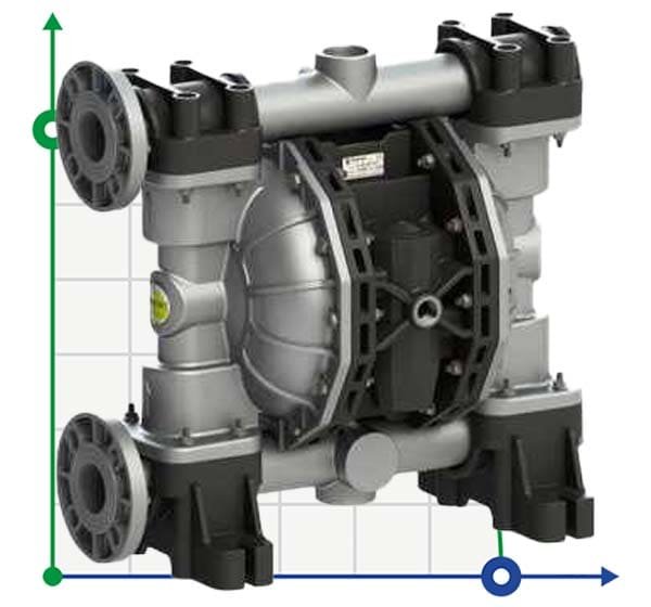 Bomba neumática de membrana PHOENIX P700 ALU HYTREL ATEX фото 1 — BTS Engineering