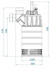 Дренажний насос Dreno Kappa K560.2.100 C з перемикачем фото 5 — BTS Engineering