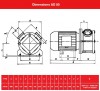 Насос для виробництва косметики, гелів AlphaDynamic AD80/03 4,5 kW імпеллерний з механічним варіатором фото 4 — BTS Engineering