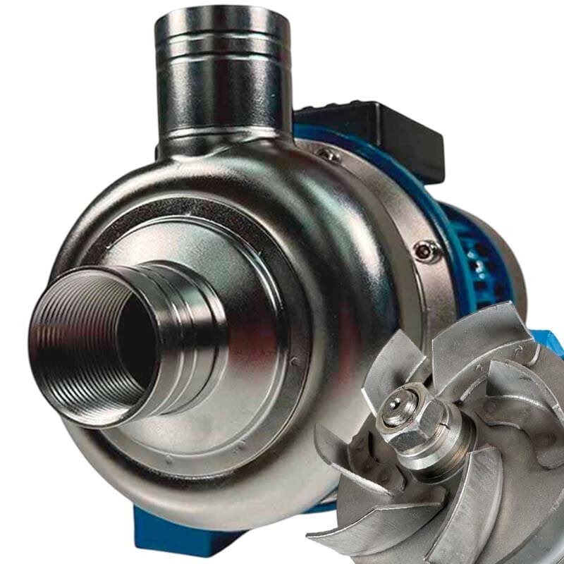 Pompe pour eaux moyennement sales TS200, 1,5 kW, AISI 304, 380 V/50 Hz, 2 900 tr/min avec roue ouverte фото 1 &mdash; BTS Engineering