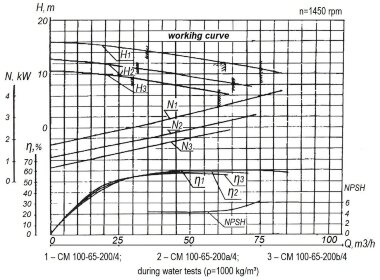 Каналізаційний насос СМ 100-65-200/4б, 3 кВт, 1500 об/хв (без двигуна) &mdash; BTS Engineering