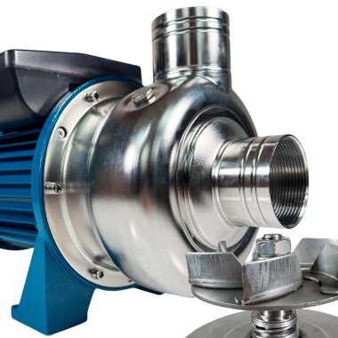 Bomba de trasiego de masa madre TS300, 2,2 kW, AISI 304, 380 V/50 Hz, 2900 rpm con impulsor abierto &mdash; BTS Engineering