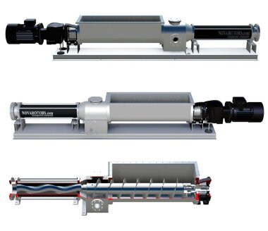 Винтовой насос для перекачки силоса Nova Rotors DHS-T, D025, 2L1, 6.9m3/h, 60m, 1000rpm &mdash; BTS Engineering