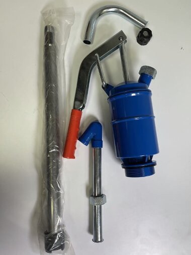 Bomba rotativa JESSBERGER JP-14 con accionamiento manual, mango metálico — BTS Engineering