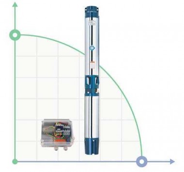 Centrifugal pump skvazhennyy 7.5kVt 380 H 104 (58) m Q 665 (500) l / min Ø151mm AQUATICA (DONGYIN) (7776 — BTS Engineering