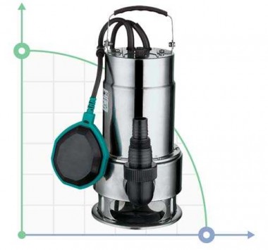 Bomba desagüe jardín 0,55kW Hmax 6m Qmax 167l/min (inoxidable) LEO (773211) — BTS Engineering