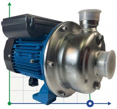 Pump for wort, brew, wine, beer DWO B50/025, 220V/50Hz, AISI 304 — BTS Engineering