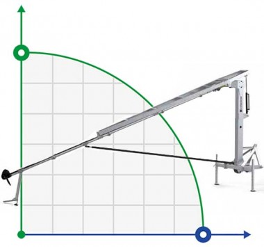 Veneroni MFN 4,5/540, 7m Traktor Mischer mit Säule — BTS Engineering