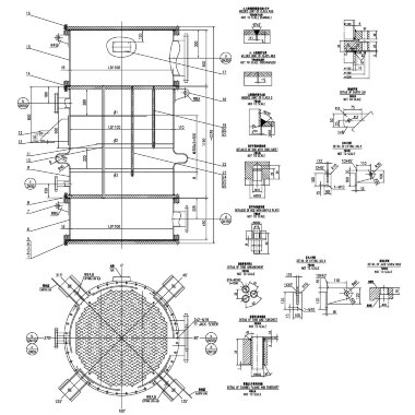 Кожухотрубный теплообменник кипятильник для обогрева колонн W6.301, 80 м2 — BTS Engineering