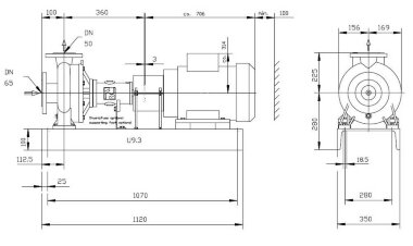 Насос для термомасла ALLWEILER NTT 50-250/01/224 U5A-W4 высокотемпературный — BTS Engineering