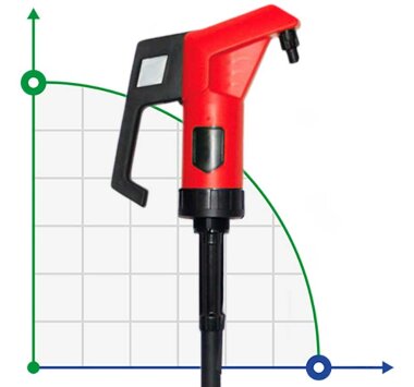 Ręczna pompa beczkowa do mediów alkalicznych FLUIMAC NEPTUNE N-04, PP — BTS Engineering
