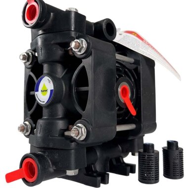 Пневматический мембранный насос для кислоты PHOENIX P18 PVDF SANTOPRENE+PTFE, 20 л/мин — BTS Engineering