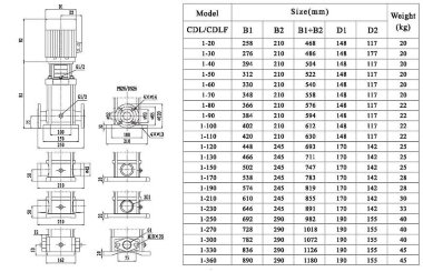 CDLF 1-230, AISI 304, Ex насос погонов многоступенчатый — BTS Engineering