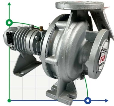 Hochtemperaturpumpe BTKF-K 40-200 (3000) ohne Motor — BTS Engineering