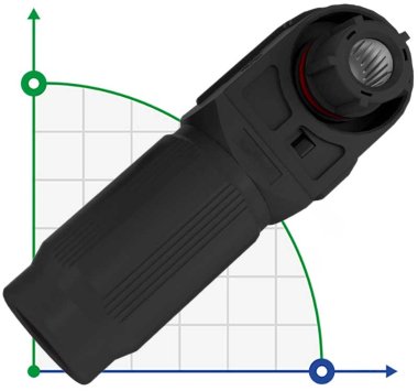 JC-CN14-W-03, 450 A, 1500 V CC, enchufe de 185 mm² de sección transversal para sistemas de almacenamiento de energía, negro — BTS Engineering