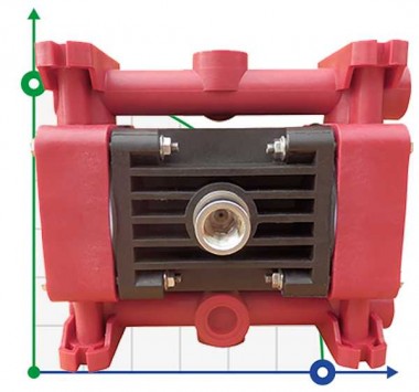 RUBY 010P-P-NTPT-E насос пневматический мембранный — BTS Engineering