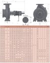 Bomba para bombear líquidos a alta temperatura EMSE EKY 32-125, 1,5 kW, 2900 con acoplamiento en el bastidor, sin motor фото 3 — BTS Engineering