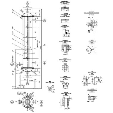 Shell-and-tube heat exchanger catcher W6.204, 10 m2 — BTS Engineering