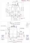 Selbstansaugende Schmutzwasserpumpe P-3, 35/107, 15 kW, ohne Motor фото 3 — BTS Engineering