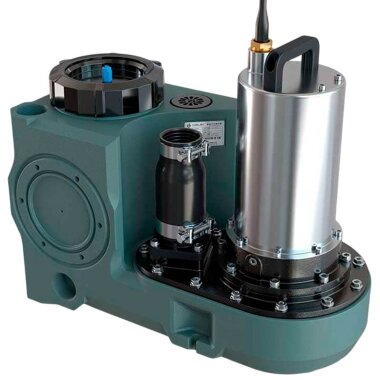 Канализационная установка для подъема сточных вод с пультом управления AIZL-750W Pro, 22,5/11,5, 0,75 кВт, 220V, 2800 об/мин &mdash; BTS Engineering