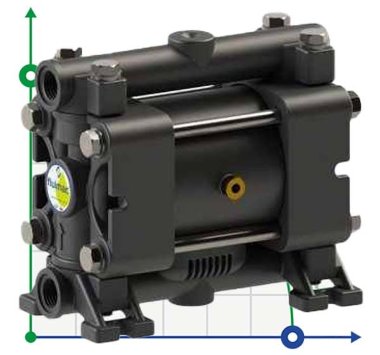 Bomba neumática de diafragma PHOENIX P07 POM ATEX — BTS Engineering