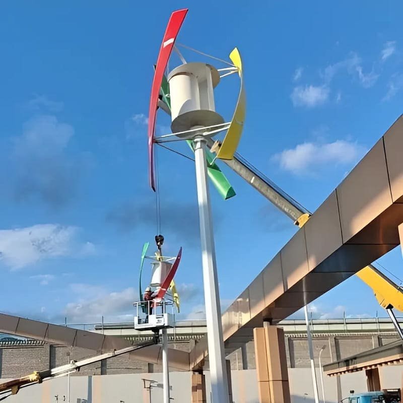 Aerogenerador tipo X RX-XV10K 10 kW vertical фото 1 — BTS Engineering