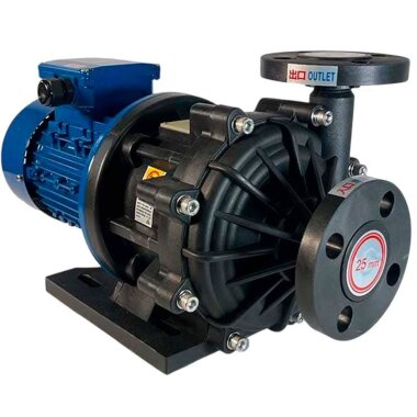 Pompa z napędem magnetycznym QHX-F-251CSE-5V38AFAA, PPH, 117L/min, 20m, 0,75kW, 380V — BTS Engineering