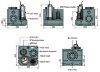 Jednostka kanalizacyjna do piwnic, schronów przeciwbombowych z panelem sterowania AIZL-1100W, 27/13, 1,1 kW, 220V, 2800 obr./min фото 4 — BTS Engineering