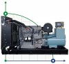 Промисловий дизельний генератор XHYP-240GF з ATS, двигун Perkins 350kVA, 240kW, 380V/50HZ відкритого типу фото 1 — BTS Engineering