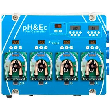 Гидропоника, гидропоническая система PROSYSTEM AQUA с контроллером pH&amp;EC Plus, 0–4 л/ч (насос для регулирования pH и 3 насоса для удобрений) &mdash; BTS Engineering