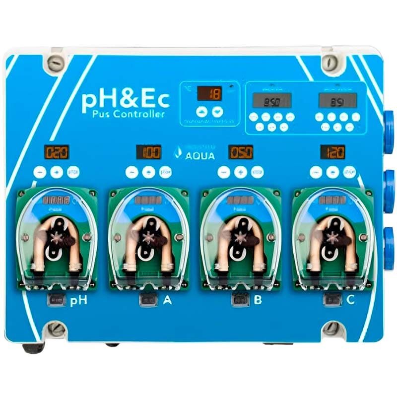 Гидропоника, гидропоническая система PROSYSTEM AQUA с контроллером pH&EC Plus, 0–4 л/ч (насос для регулирования pH и 3 насоса для удобрений) фото 1 &mdash; BTS Engineering