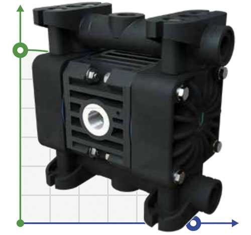 Pneumatic diaphragm pump BOXER 15 PVDF IB15-FCNTTED-- фото 1 — BTS Engineering