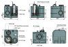 Установка для подъема канализационных стоков с пультом управления AIZL-SC 1100W, 18/17,5, 1,1 кВт, 220V, 2800 об/мин фото 4 — BTS Engineering