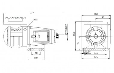 Шестеренчатый насос для моющих средств Kupar KIPK 1 1/2 дюйма, 0,4-4 м3/час — BTS Engineering