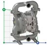 PF0400 food grade pump FLUIMAC PHOENIX FOOD AISI316, 380 l/min pneumatic diaphragm pump фото 1 — BTS Engineering