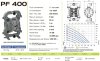 PF0400 food grade pump FLUIMAC PHOENIX FOOD AISI316, 380 l/min pneumatic diaphragm pump фото 2 — BTS Engineering