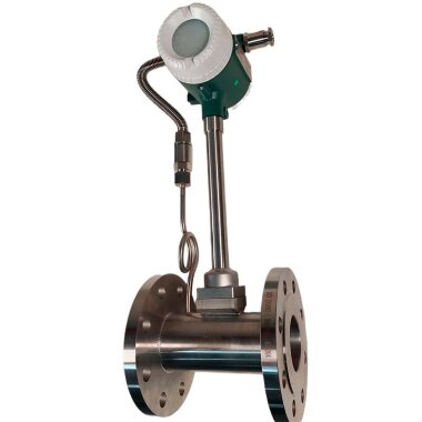 DN65 Medidor de caudal de vórtice de acero inoxidable KLUGB DN65/PN16 RF brida DIN, para vapor, 0,3-3 t/h, <1,6 MPa, <250°C, 4-20mA, ExdIIBT6 &mdash; BTS Engineering