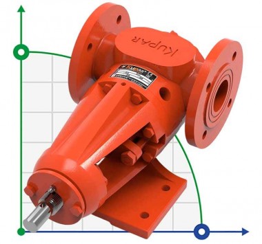 Шестеренчатый насос для варенья Kupar KIPK 1 1/2 дюйма-Y, 0,4-4 м3/ч — BTS Engineering