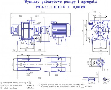 Вакуумный насос PW4.11.1.1010 без двигателя — BTS Engineering