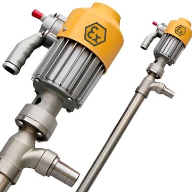 Pompe pour fûts BTS-HD-EX2-V+SS316L-HP-1200mm — BTS Engineering