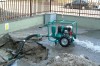 Caffini - Libellula Lib 1-3, AL Membranpumpe mit Honda Benzinmotor montiert auf Anhänger mit Rädern фото 4 — BTS Engineering
