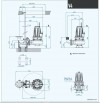 Zatapialna pompa ściekowa Dreno VT 65/4/152 C.344 z wirnikiem wirnika фото 4 — BTS Engineering