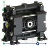 Bomba neumática de membrana FLUIMAC PHOENIX P08 PVDF+CF NBR+PTFE, 7 l/min para el bombeo de líquidos viscosos фото 1 — BTS Engineering