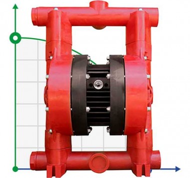 Pompe à membrane pneumatique RUBY 040P-P-EPT-E — BTS Engineering
