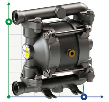 PHOENIX P18 AISI316 ATEX пневматический мембранный насос — BTS Engineering